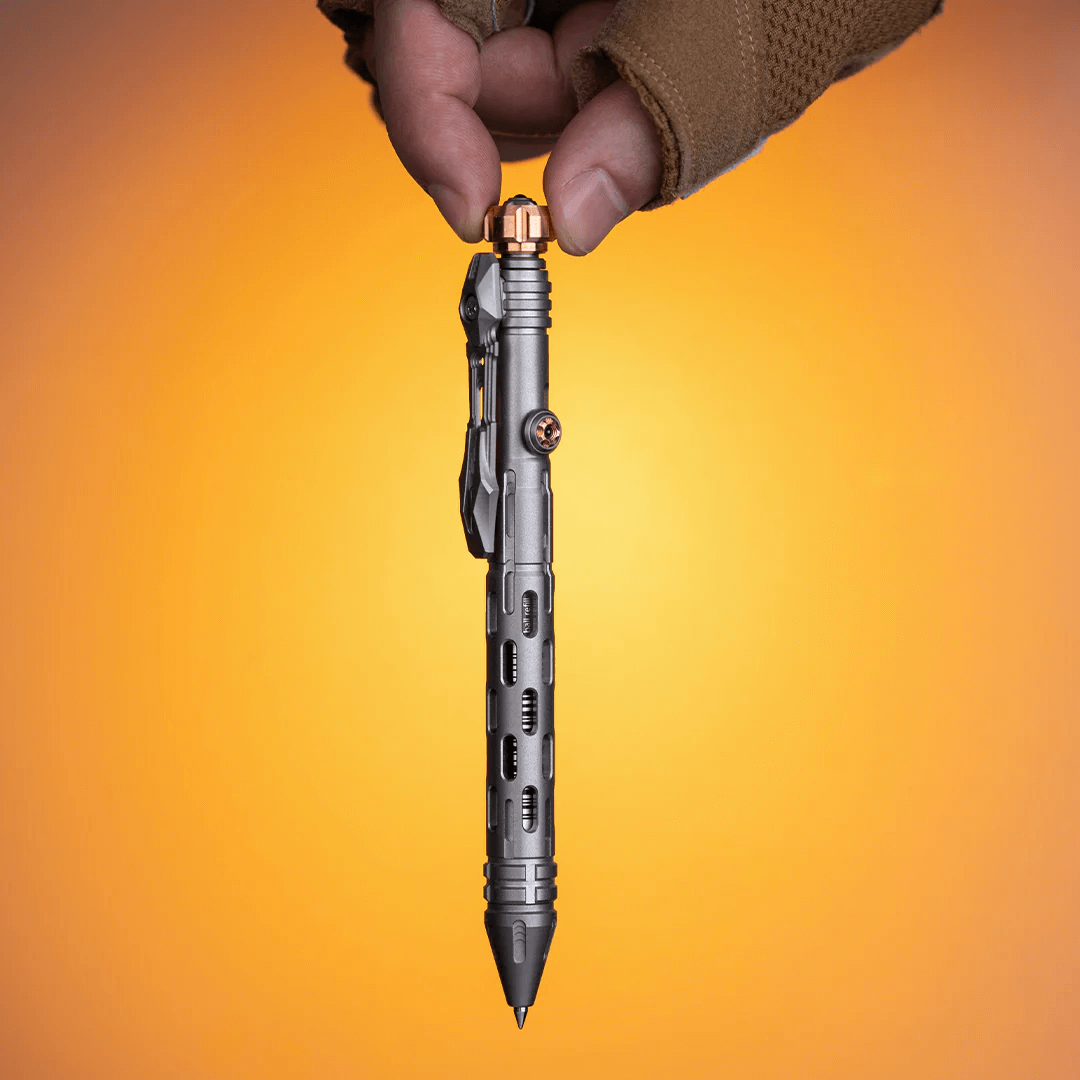 Titanium Tactical Bolt-Action Pen