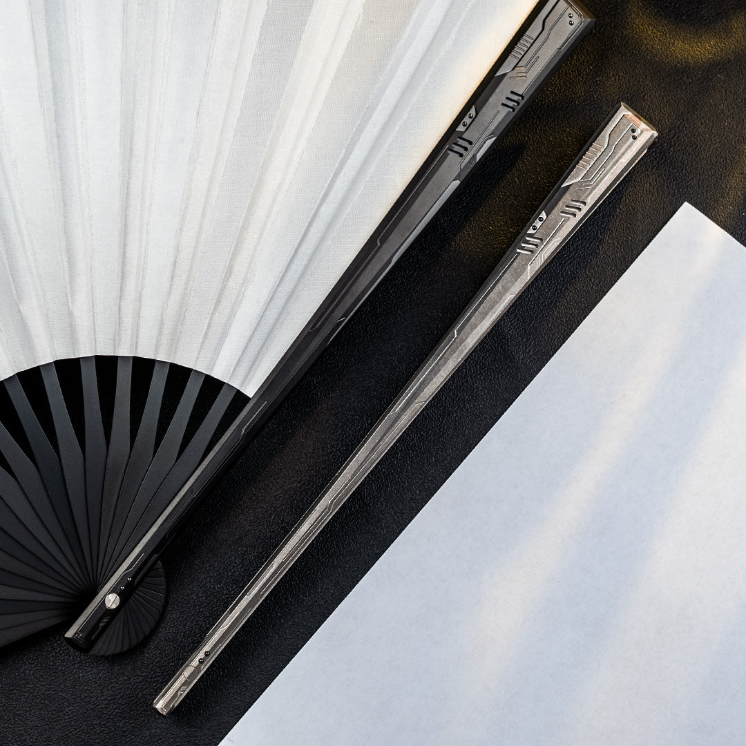 Titanium Folding Fan--QiYuan