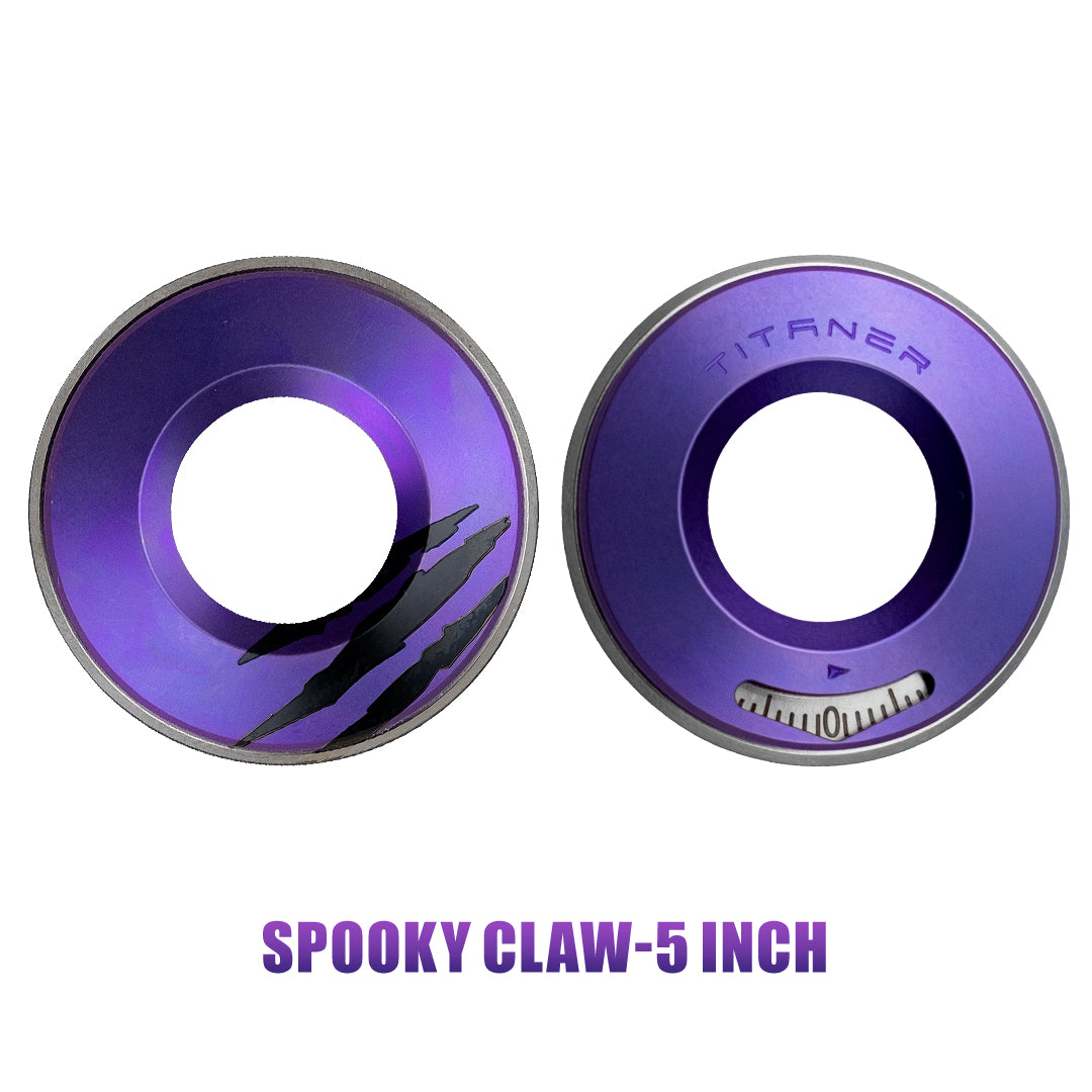 Haunted Titanium Curve Measure Ring – Titaner