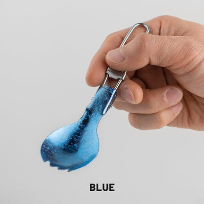 Titanium Portable Folding Spork&Spoon