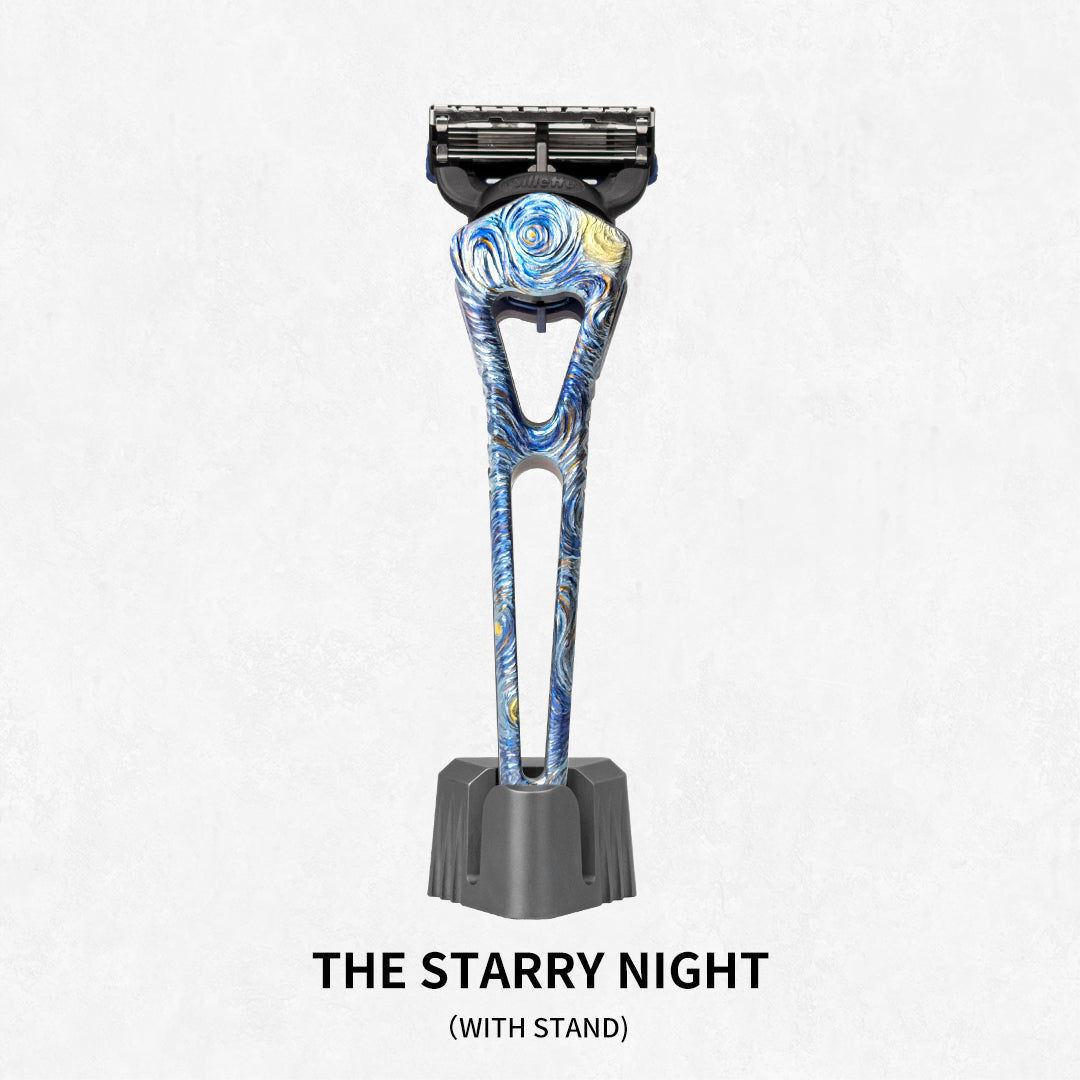 Navaja Starry Night GR5 de Titanio de 5 Capas