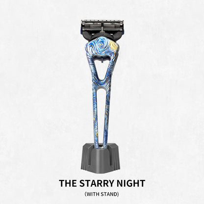 Navaja Starry Night GR5 de Titanio de 5 Capas